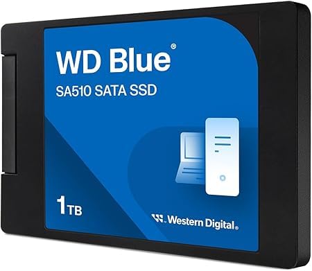 ウエスタンデジタル(Western Digital) WDS100T3B0A WD Blue SATA SSD 内蔵SSD 1TB, 2.5インチ 読取り最大560MB/s 書込み最大520MB/s(メーカー正規品)