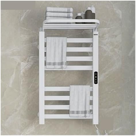 Electrically Heated Towel Rack Carbon Fiber Smart Home Bathroom Towel Rod Constant Temperature Drying Perforation-Free Shelf(D) image 2