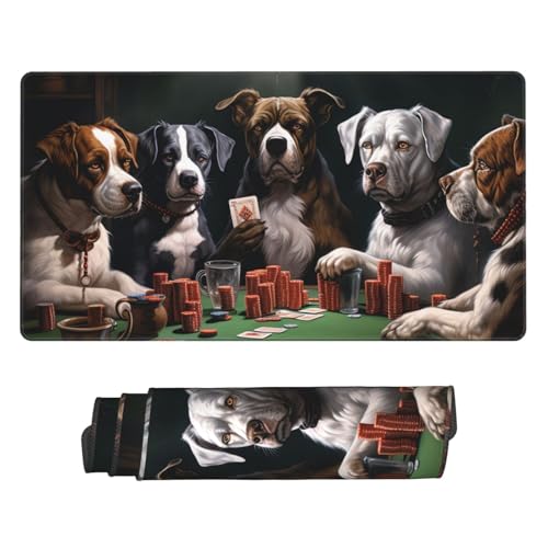 Tapis de souris de jeu antidérapant 40x75cm pour stabiliser votre clavier et souris