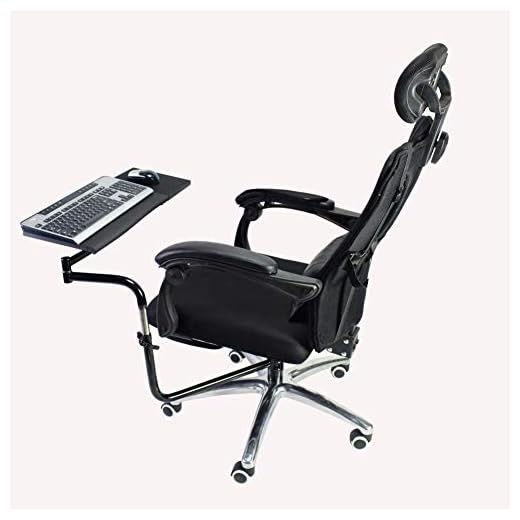 Suporte ergonômico para teclado e tablet, mouse para estação de trabalho, videogame, prata