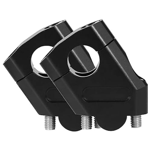Elevadores de manillar 22mm con extensión trasera y soportes universales de moto