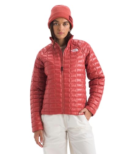 The North Face Women's ThermoBall Insulated Jacket (Standard & Plus Size) - Wind & Water Resistant, Secure Zip Pockets, Mars Dust, Medium