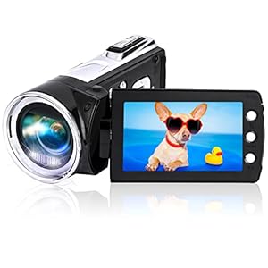 Heegomn Video Camera Camcorder FHD 1080P 30FPS 24.0MP Digital Cameras Recorder for YouTube TikTok 2.7 Inch 270 Degree…