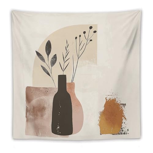 Tapisserie murale mignonne beige marron AQRJLPM 152x152 cm pour salon