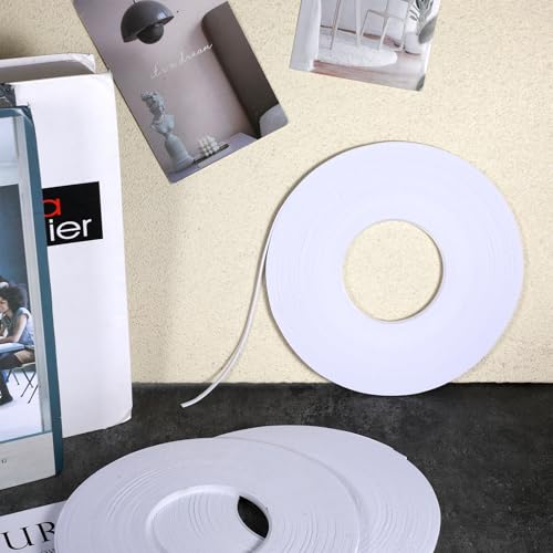 Image of EupHHonycs 3 Rolls Double Sided Foam Tape, 1 /8 Inch by 50 Feet PE Roll Foam Tape Double Sided Tape Sponge Soft Adhesive Mounting Tape for DIY Craft Picture Poster Hanging