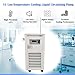 BEILOCKERY 5L Low-Temperature Laboratory Chiller Circulator -30°C, 110V Stainless Steel Industrial Water Chiller for Glass Reactor, Rotary Evaporator, Coolant Circulating Pump, Scientific Use
