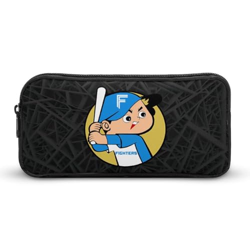 北海道日本ハムファイターズ文具ケース ペンケース 収納グッズ 筆箱 ペンバッグ 筆入れ 多機能 学用品収納 大容量軽量 伸縮性が良く、繰り返し使用可能 傷防止 防汚 掃除が簡単 いろいろな文房具を収納 オフィス小物 コスメバッグとして 男女兼用 携帯便利