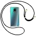 Produktbild mtb more energy® Handykette kompatibel mit Xiaomi Redmi Note 9s, Note 9 Pro (6.67'') - schwarz/Gold - Smartphone Hülle zum Umhängen - Anti Shock Strong Strong TPU Case