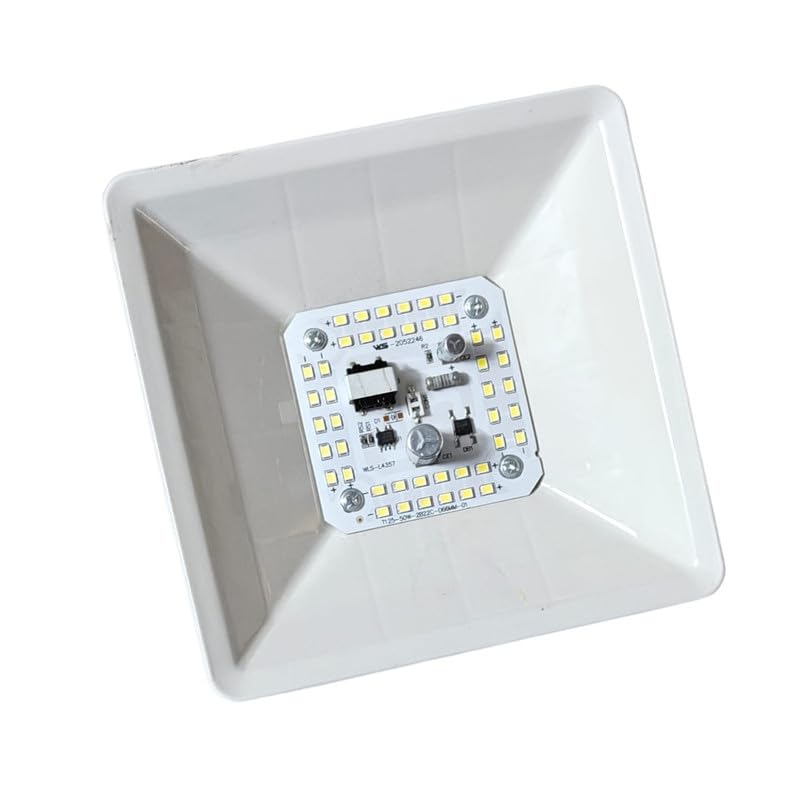 Erh India Hanging Aluminum Plate Base Board 50 Watt LED Flood Halogen Light for Outdoor Indoor Use Home Garden Garage Factory Exhibitions