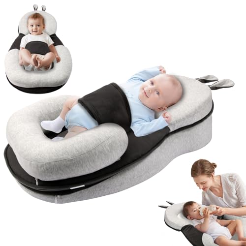 Image of Joehea Baby Lounger,Dual-Function Removable Machine-Washable Pad, Lightweight & Portable