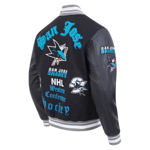 Image of Pro Standard Mens NHL Old English Varsity Jacket