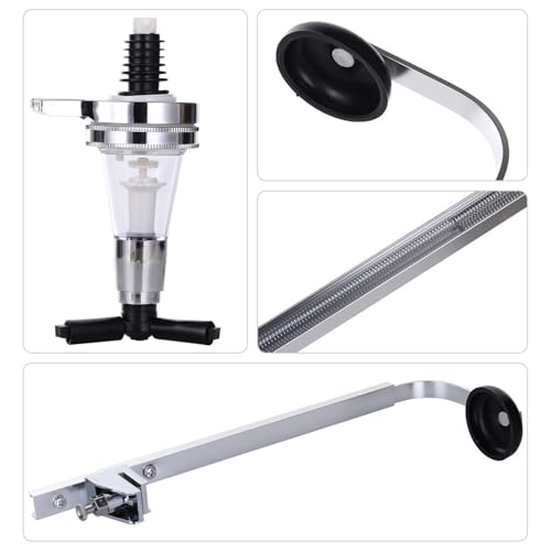 Dispensador de cócteles y bebidas con soporte de pared estable de aluminio 45ml 4