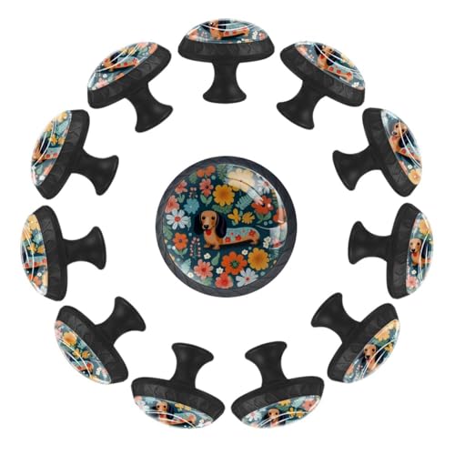 Boutons de tiroir en cristal Florals pour remplacer une poignée d'armoire cassée ou ancienne
