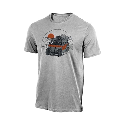 Polaris Off Road Men's Xpedition Adventure Tee - S Heather Gray