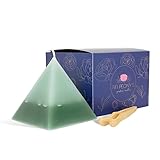 Fifi Peony Gemstone Candles- Surprise Hidden Crystals Embedded in a Stunning Pyramid Candle. Scented with Fruity Lychee and Lime.