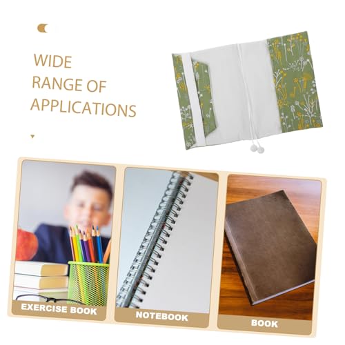 Protège-cahier lavable contre les taches et couverture décorative fleurie pour carnet de notes