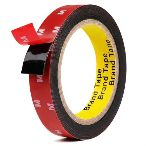 WZYZW Double Sided Tape 10Feet x 0.8inch Two Sided Waterproof Mounting Tape Heavy Duty Foam Tape for LED Lights Hanging Car Home Office Decor