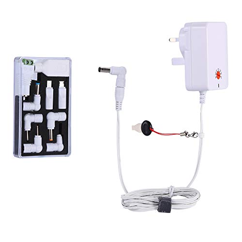 18 W chargeur Transformateur universel Multi Tension d'alimentation à découpage 3 V – 12 V pour tablette PC, routeurs, haut-parleurs, Lampes à LED, et plus d'appareils (1.5 A Max)