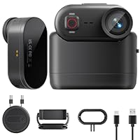 4K 30FPS Vlog Kamera, 64GB POV-Kamera, 10m wasserdicht Bodycam, Mini-Action cam mit 6 Achsen Stabilisierung, 150° freihändige Sportkamera, Tiny Actioncam, 4,5 Stunden Akkulaufzeit, überall montierbar