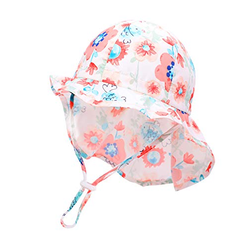 Cotton Animal Baby Bucket Toddler Sun Hats UPF 50+ Summer Hats Sun Protection for Kids Baby Toddlers Infants Girls/Boys