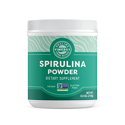 Vimergy Natural Spirulina Powder, 83 Servings Super Greens Powder