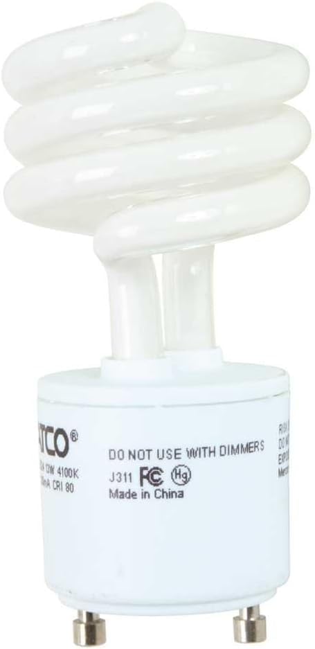 Miniatura 3 de Satco GU24 de CFL, S8208, 13watts, 120 volts