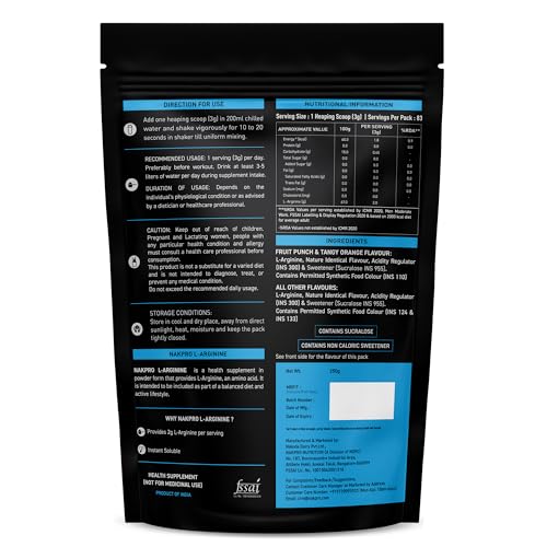NAKPRO Store NAKPRO NUTRITION L-Arginine - Image 3