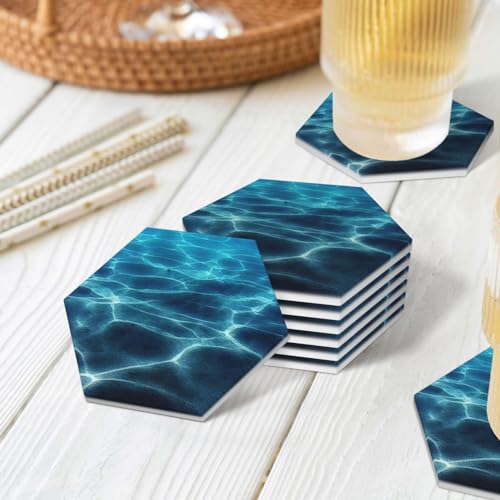 Dessous de verre liège céramique anti-rayure avec support rigide