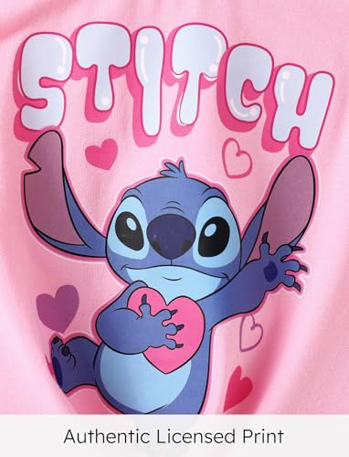 Image of Disney Frozen Princess Minnie Stitch Girl Clothes Long Sleeve Knot Front Sweatshirt Flare Pants Fall 2 Piece Outfit 2-9Y