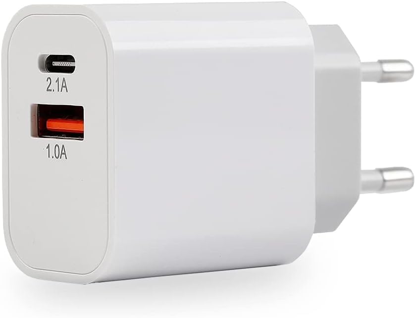 Chargeur USB rapide double port QC3.0 MUTTO pour iPhone et Samsung