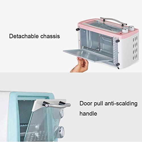 Four électrique mini 10 L bleu pour cuisson gâteau individuelle - 7
