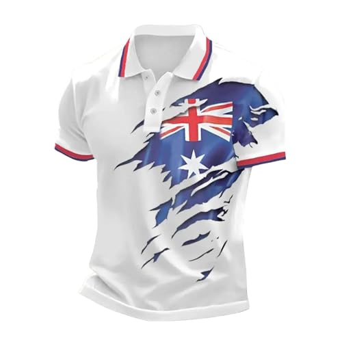 Camiseta de manga raglán y botones en la solapa, con estampado de Jack Jack, Blanco, 6XL