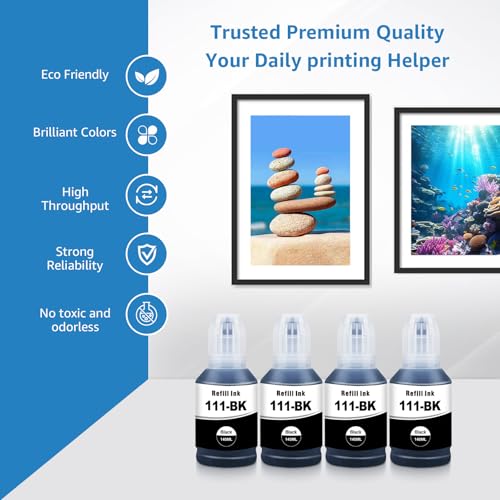 Encre 111 multipack anti-bavure pour restaurer la netteté sur ET-M1140 - 2
