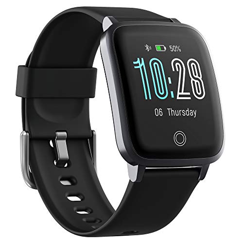 LETSCOM Smart Watch, Fitness Trackers with Heart Rate Monitor Step Calorie Counter Sleep