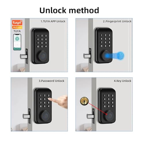 Serrure connectée Tuya pour simplifier l'accès à votre maison connectée