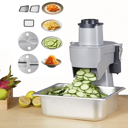 Picadora y cortadora eléctrica de verduras para uso doméstico y comercial