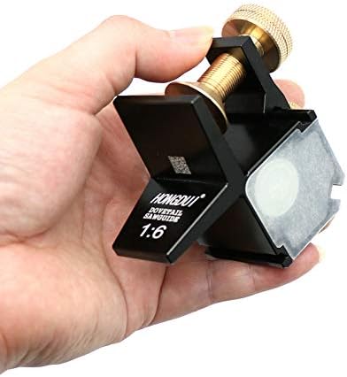 Woodworking Dovetail Guide Rail Saw Gauge Manual Right Angle Saw Cutting Gauge (1:6)