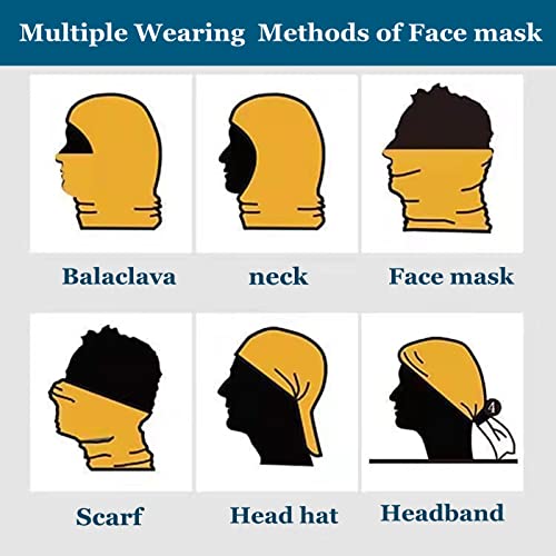 Jusdiqir Ski Mask Balaclava Windproof Face Mask Men Sun Protection Full Head Scarf Cover Women Halloween Neck Gaiter (Camouflage Dark Blue) #TOP4