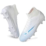 Soccer Cleats Men Football Cleats Women Tacos De Futbol para Hombre Men's Team Sports Shoes Training Outdoor Turf Soccer Shoes for Big Boy High Top Cleats Men Football Shoes Football Training AG/FG