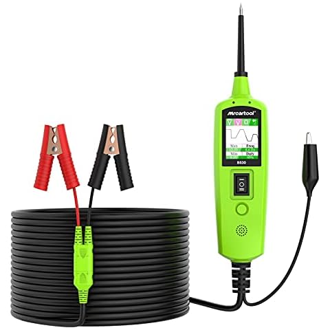 MR CARTOOL Automotive Power Circuit Probe Tester 12-24V with 33ft Extension Cable for Car Truck Motorcycle Vehicle Electrical Systems Cover