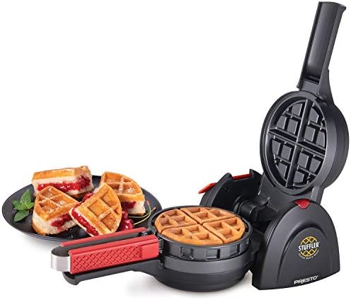 Presto Stuffler stuffed waffle maker with built-in tongs