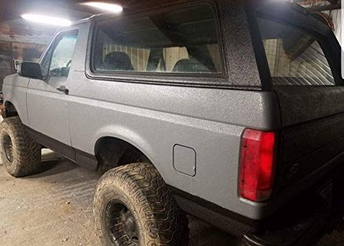 Textured, Outdoor, UV Resistant, Truck Bed Liner Gallon KIT - Roll On or Spray On Coating | DIY Custom Coat for Bedliner and Undercoating, Auto Body, Automotive Rust Proofing, Boat Repair Dark Gray - Thumbnail 6