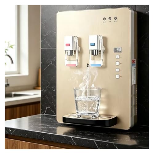 Dispensador De Agua Montado En La Pared, Dispensador De Agua Electrico Consumo Directo，2 Ajustes De Temperatura Dispensador Agua Fria，para En Casa Agua Fría Té Café