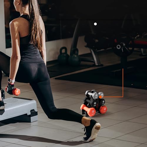 Image of Squatz Adjustable Dumbbell Set 70-140LB Adjustable Dumbbells For Home Gym, Anti-Slip Handle With Heavy‑Duty Plates, Exercise Fitness Dumbbells For Home Gym Strength & Weight Training