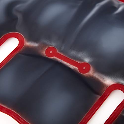 Faimex extra grosses Wärmekissen für den Nacken Kissen zur Auflage mit schwarzem Naturmoor Nackenkissen Rückenkissen Schulterkissen in rot Wärmekissen Natur Moor flexibles Schulter pad - Image 4