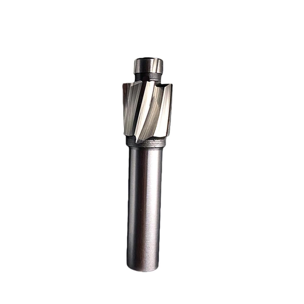 Fresa per svasatura pilotata opzionale di dimensioni M3-M20, utensile per svasatura di fori per bulloni piatti in HSS, punta per fresa a 4 scanalature, M8x15