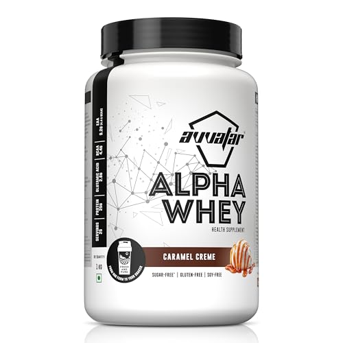 avvatar Store avvatar ALPHA WHEY PROTEIN 1kg Caramel Creme - Image 2