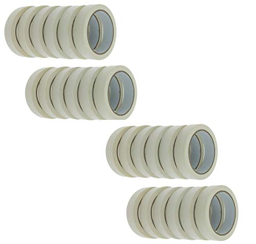 Image of HK balloons Masking Tape for Carpenters & Painters 24 Rolls of 24mm X 20Mtr (Pack of 24)