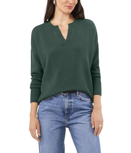Image of Vince Camuto Women's V-Neck Drop Shoulder Sweater