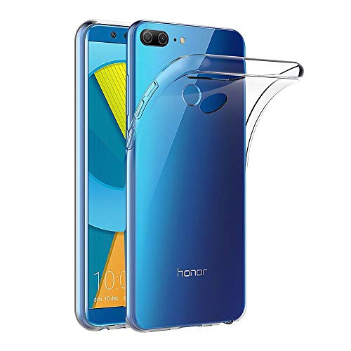 Image of COVERBLACK Soft Rubber Silicon Clear Case Back Cover Compatible for Honor 9 Lite - Transparent